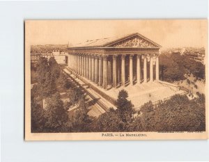 Postcard La Madeleine, Paris, France
