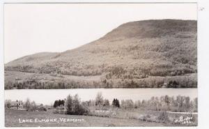 Lake Elmore Vermont Richardson Kodak Real PHoto Postcard