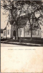 Hatherly Methodist Episcopal Church, Rockland MA Undivided Back Postcard R64