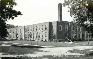 Algona Iowa High School #A183 1956 Postcard Cook 20-7762