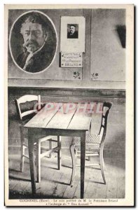 Old Postcard Cocherel Corner prefer the President of M Briand l & # 39auberge...