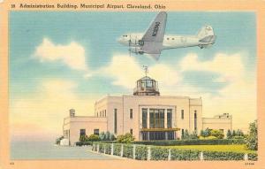 Administration Building Municipal Airport 1940s Cleveland Ohio Braun 9150