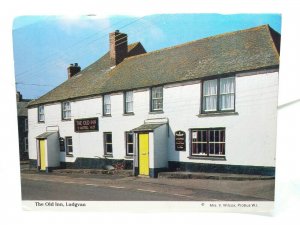 The Old Inn Ludgvan Nr Penzance Cornwall Vintage Postcard 1980s