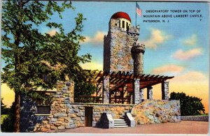 Postcard TOWER SCENE Paterson New Jersey NJ AN9835