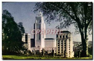 Postcard Old City Hall Los Angeles