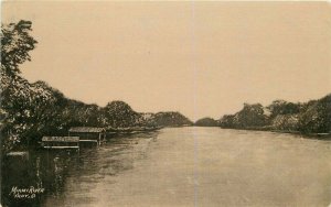 C-1910 Miami River Troy Ohio Huntzinger Postcard 7818