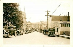 AK, Ketchikan, Alaska, Street Scene, Lee's Cabinet Shop, RPPC