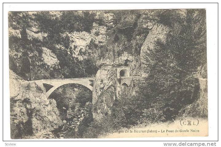 Gorges De La Bourne (Isere), Le Pont De Goule Noire, France, 1900-1910s