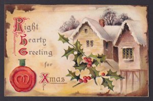 UNITED STATES, Postcard, Merry Christmas Unposted