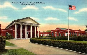 Massachsuetts Springfield Shriner's Hospital For Crippled Children Curteich