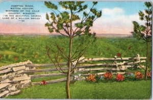 Ozark beauty spot made famous in Harold Bell Wrights book Arkansas Postcard x2