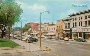 IN, Monticello, Indiana, Street Scene, 1960s Cars, Dexter No. 20639-B
