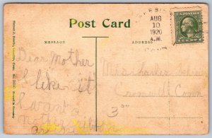 K44/ Lakeside Connecticut Postcard c1910 Dining Hall Camp Columbia 184