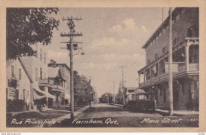 FARNHAM , Quebec , Canada , 1910-20s ; Rue Principale