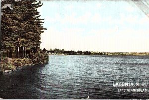 Postcard WATER SCENE Laconia New Hampshire NH AI5142
