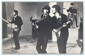 1964 The Beatles Rock Band Musicians Formed In Liverpool Vintage Postcard