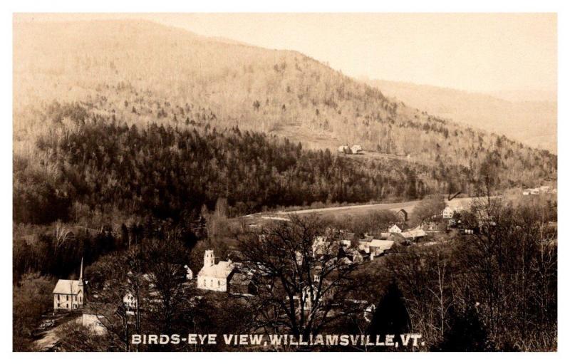 Aerial View of Williamsville Vermont , RPC