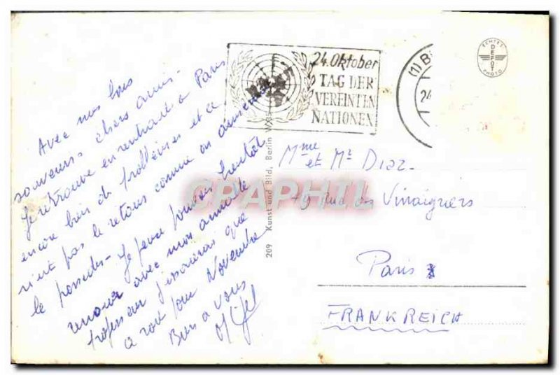 Postcard Old Amtsgericht Berlin Am Brunnenplatz