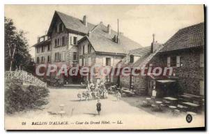 Old Postcard Ballon D'Alsace Court Hotel