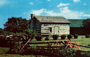 Log Cabin Built by Samuel Caffrey.Monroe County Historical Society,NY