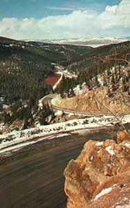 Vintage Postcard Harding Way US 10 Monument Engineering Skill Butte Montana MT