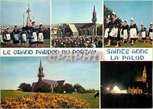 Postcard Modern Brittany color Sainte Anne la Palud the Atonement of Porzay