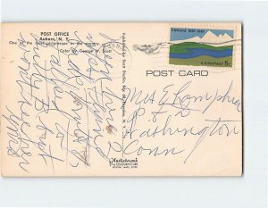 Postcard Post Office Auburn New York USA