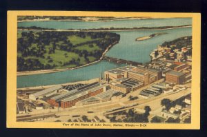Moline, Illinois/IL Postcard, Aerial Of John Deere Factories, Lawn Tractors