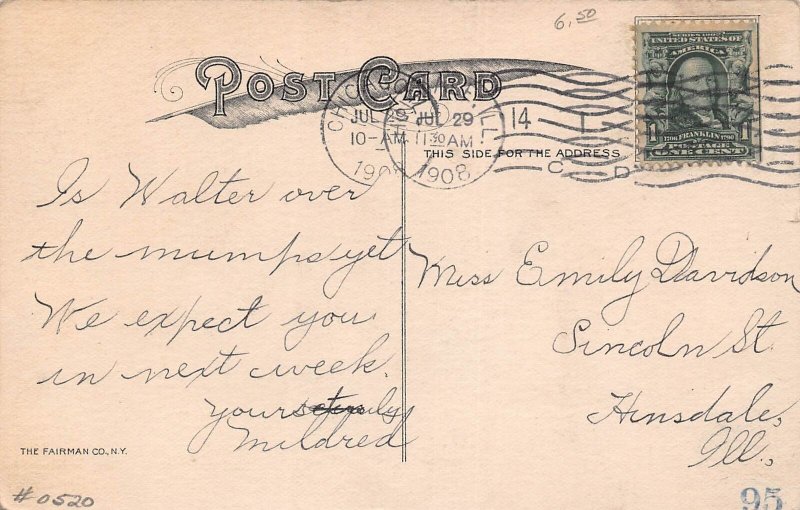 J77/ Teddy Bear Postcard c1910 Comic Dressed Bears Driving Car 317