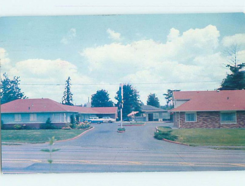 Pre-1980 MOTEL SCENE Portland Oregon OR AD9370