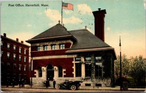 Postcard United States Post Office in Haverhill, Massachusetts