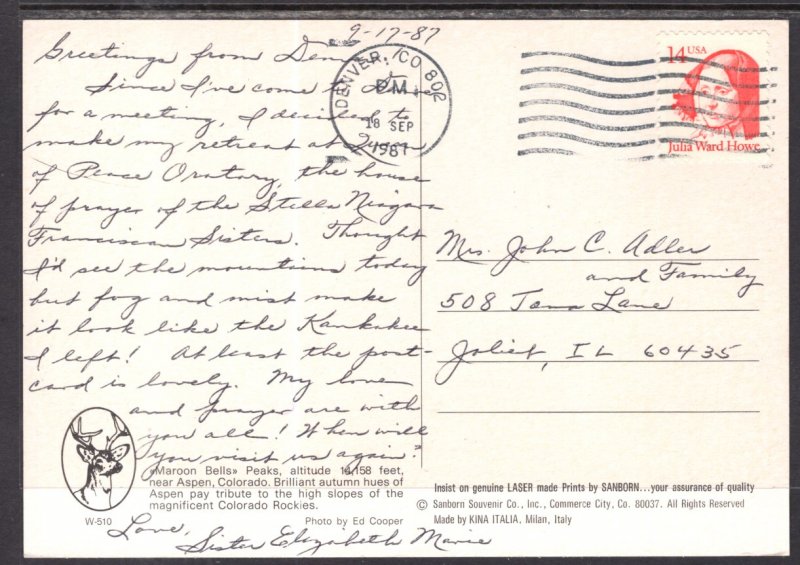 Maroon Bells Peaks,Colorado Rockies BIN