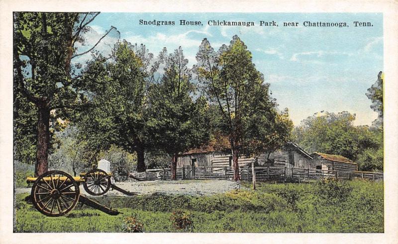 CHATTANOOGA, TN Tennessee  SNODGRASS HOUSE~Chickamauga Park  CIVIL WAR  c1920's