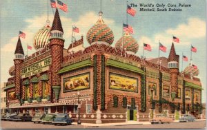 Postcard SD Mitchell - 1951 Corn Palace