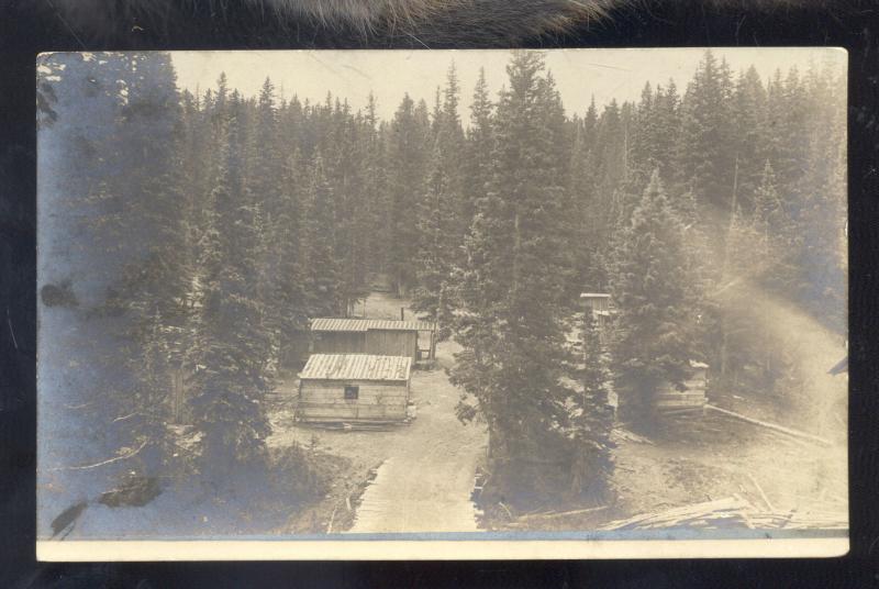 RPPC DELTA COLORADO CABINS RESORT COLWICH KANSAS VINTAGE REAL PHOTO POSTCARD