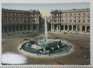 Esedra Square Rome Italy Europe Vintage Postcard