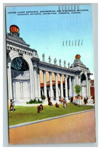 Vintage 1938 Postcard Entrance to Canadian National Exhibition Toronto Canada