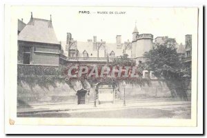 Paris (5th) Old Postcard Musee Cluny