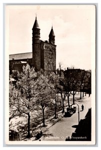 RPPC Notre Dame Square Maastricht Netherlands UNP Postcard V22