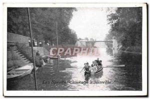 Old Postcard Boating in Joinville