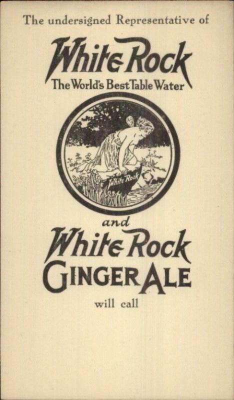 468px x 800px - White Rock Ginger Ale Soda Soft Drink - Nude Fairy - Postal Card | Topics -  Advertising, Postcard / HipPostcard