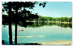 1950s/60s Camp Arrowhead for Boys, Lake Placid, Deerwood, MN Postcard *6S(4)10