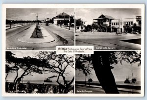 Sofala Mozambique East Africa Postcard Beira c1940's Multiview RPPC Photo