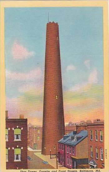 Maryland Baltimore Shot Tower Fayette And Front Streets