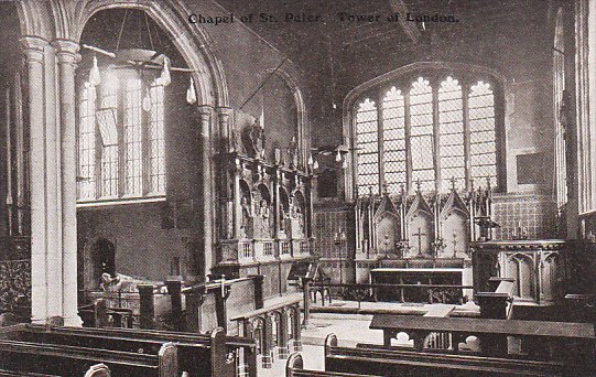 England London Tower Of London Interior Chapel Of St Peter