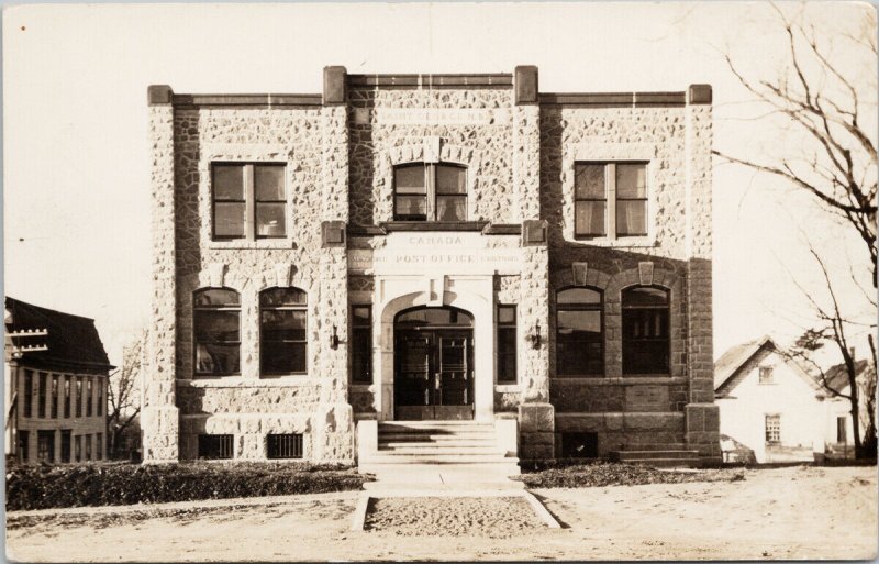 Post Office Saint George NB New Brunswick Unused Real Photo Postcard G83