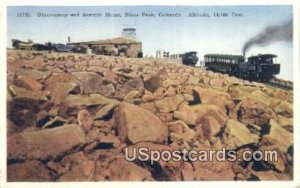 Observatory & Summit House - Pikes Peak, Colorado CO  