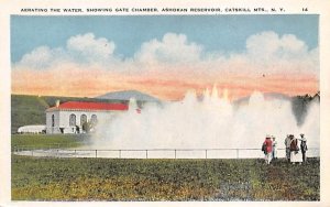 Aerating the water Ashokan Reservoir New York  