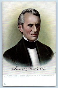 James K. Polk Eleventh President Of The United States Portrait Tuck Postcard