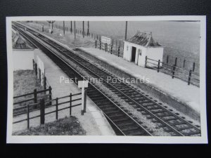 Wiltshire LAYCOCK HALT RAILWAY STATION Locomotive c1950/60's Real Photograph